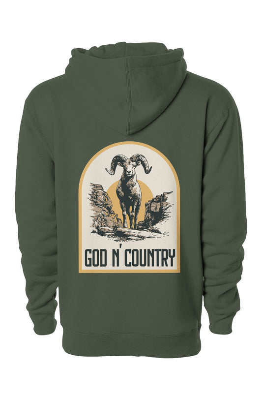 God N Country Bighorn Hoodie
