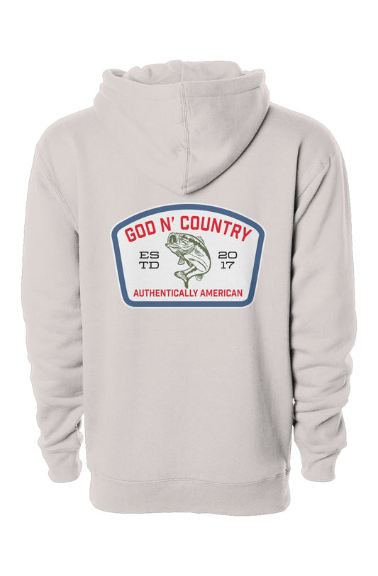 God N Country Bass Patch Hoodie