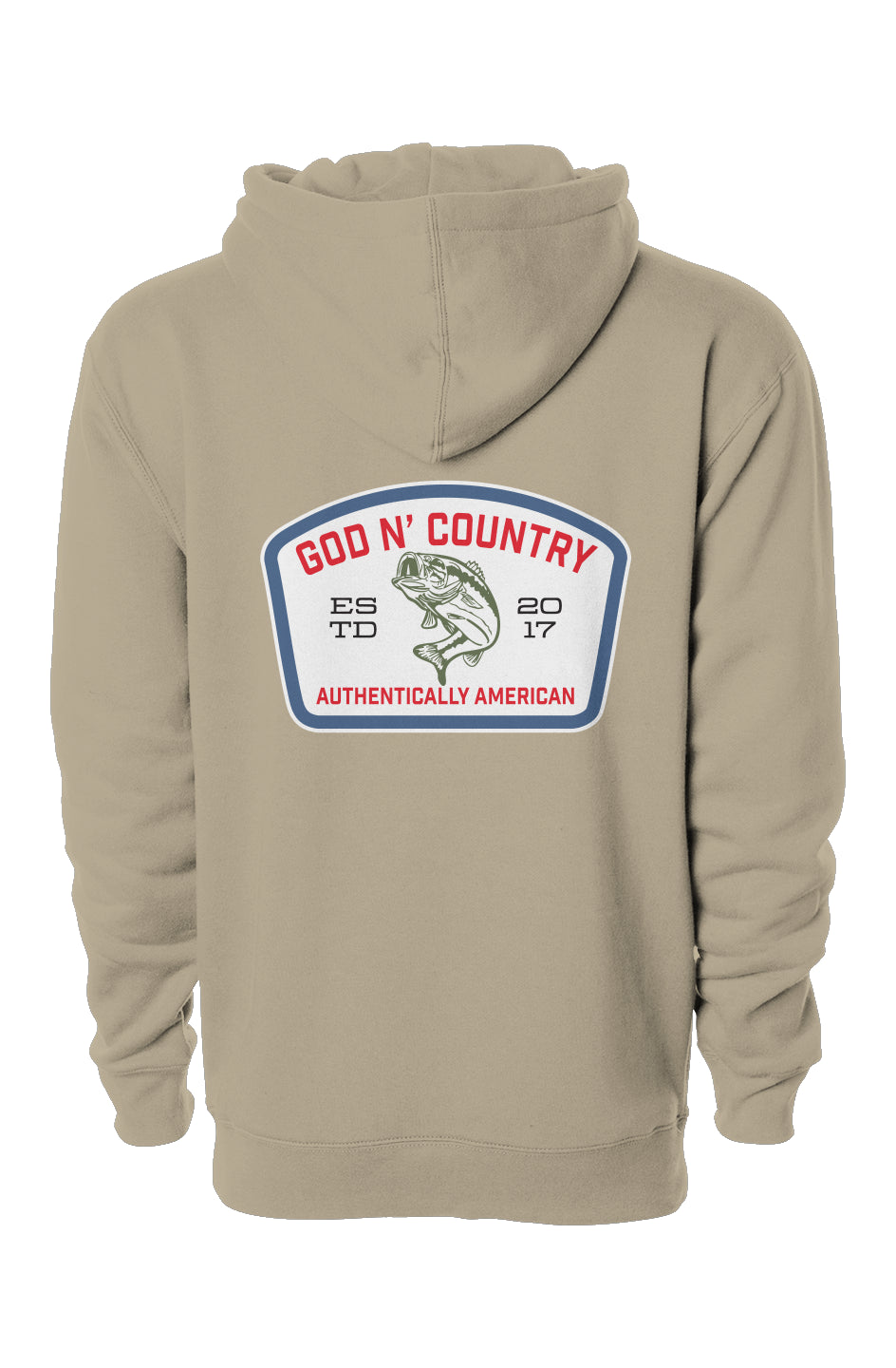 God N Country Bass Patch Hoodie