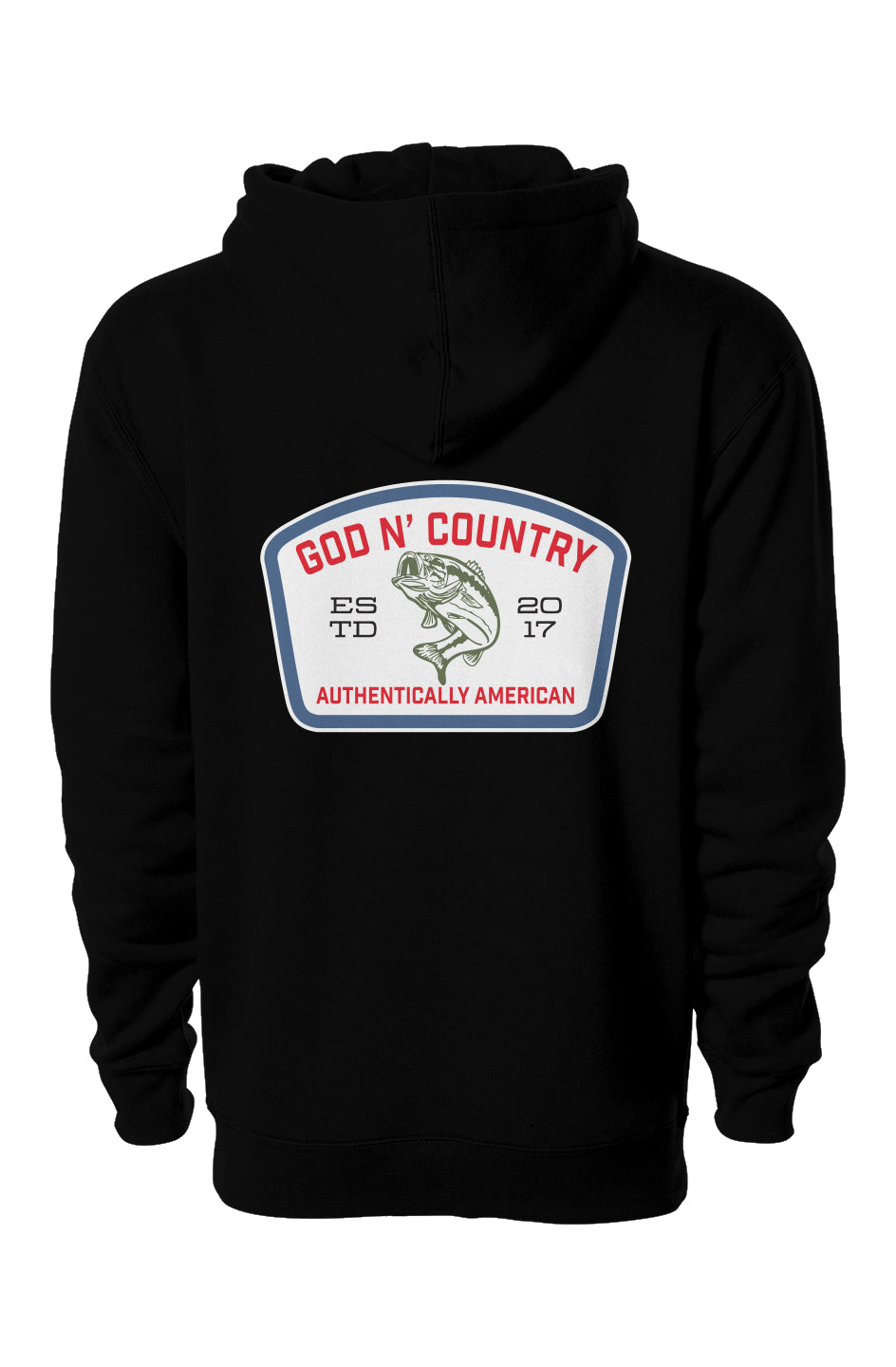 God N Country Bass Patch Hoodie
