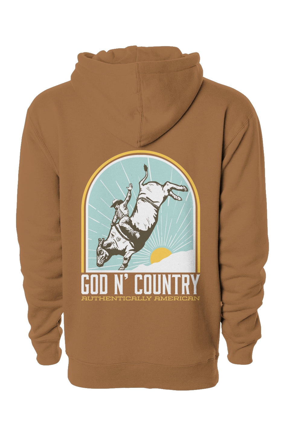 God N Country Bull Rider Hoodie
