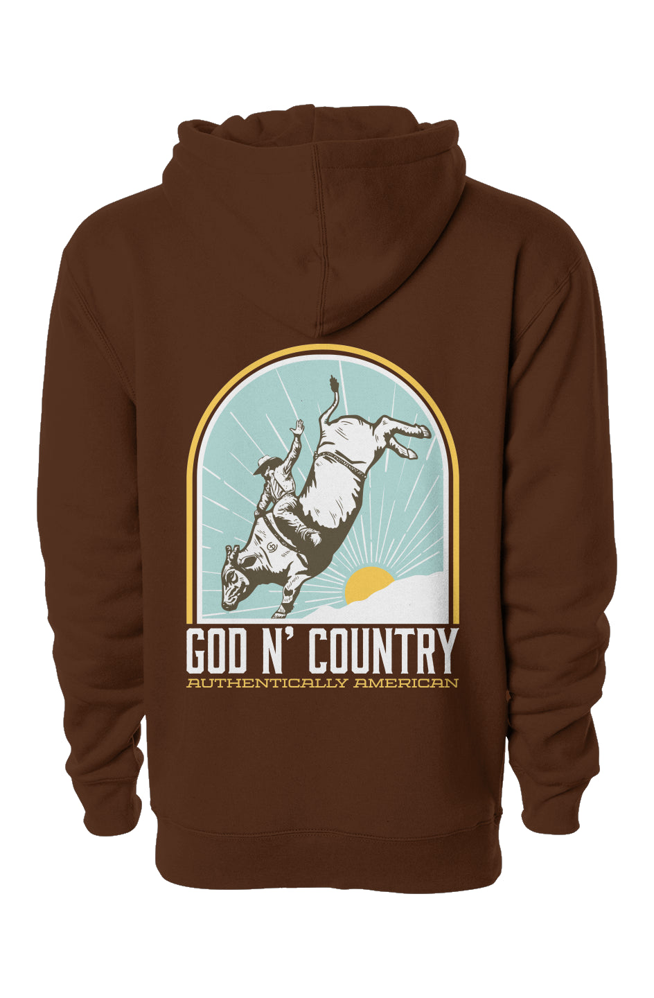 God N Country Bull Rider Hoodie