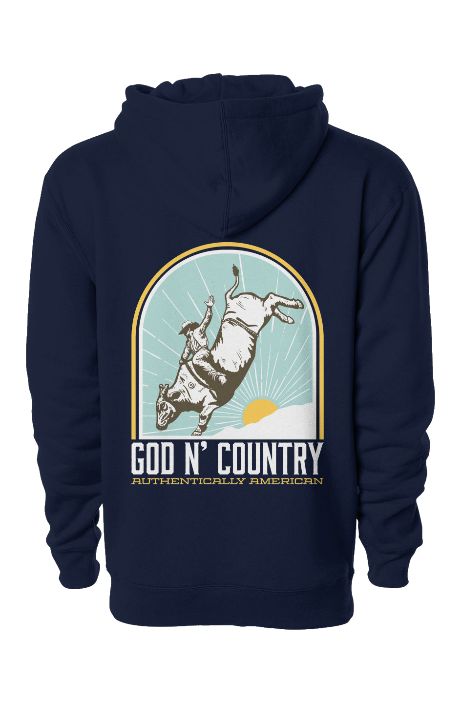 God N Country Bull Rider Hoodie