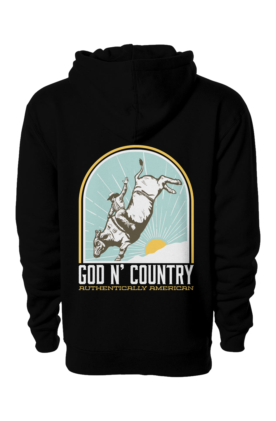 God N Country Bull Rider Hoodie