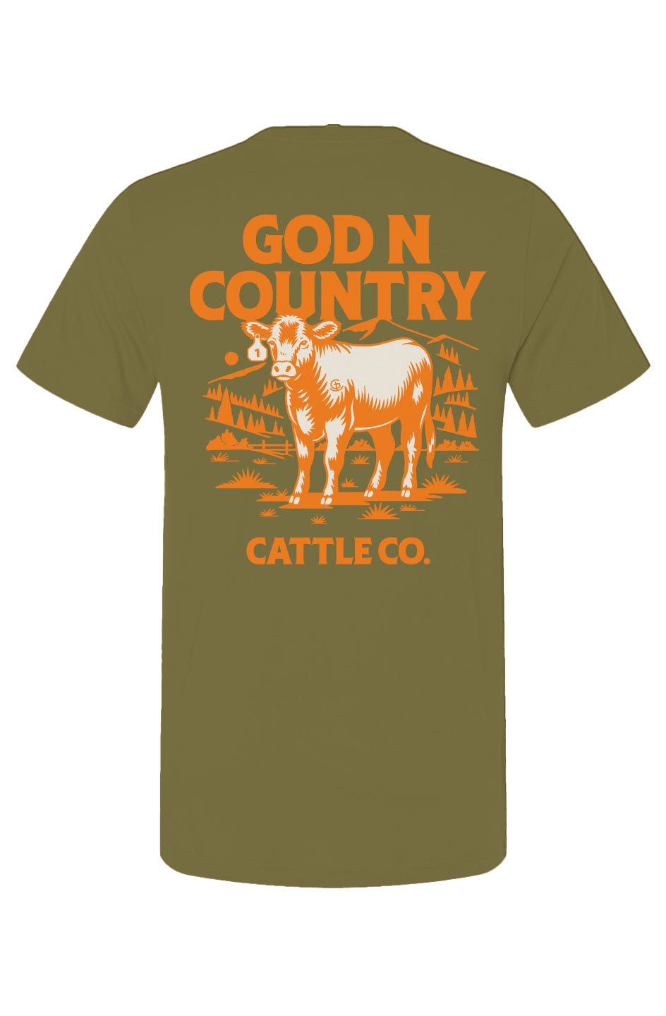 God N Country Cattle Co Tee