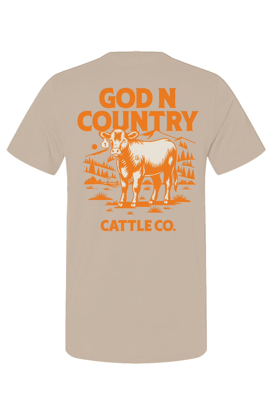 God N Country Cattle Co Tee