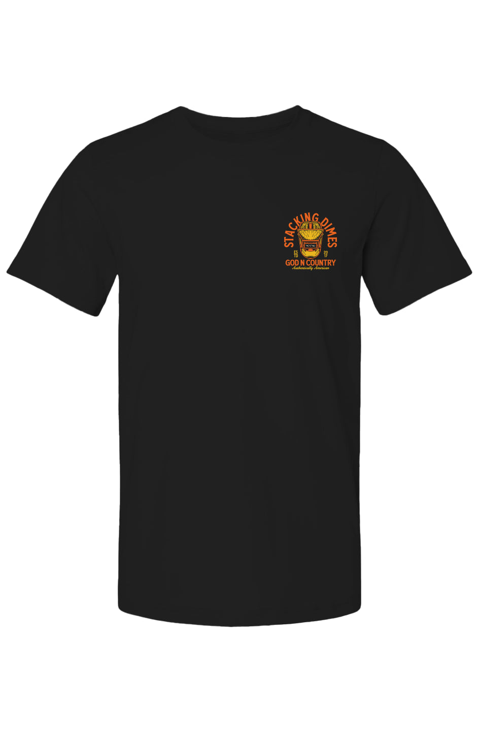 God N Country Stacking Dimes Tee