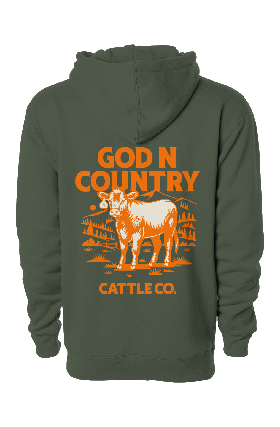 God N Country Cattle Co Hoodie