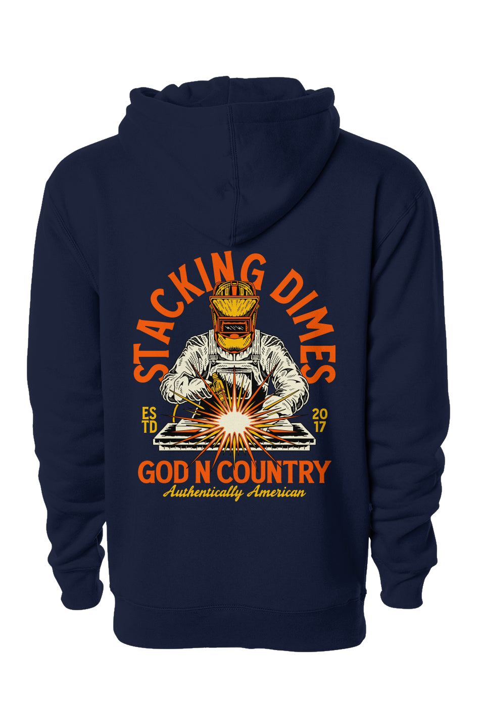God N Country Stacking Dimes Hoodie