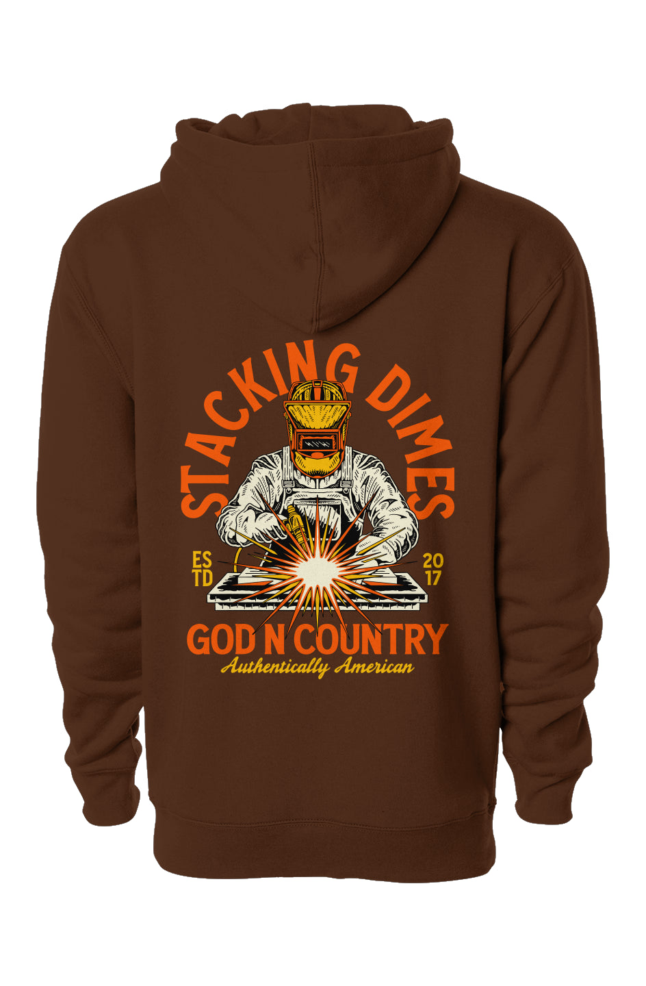 God N Country Stacking Dimes Hoodie