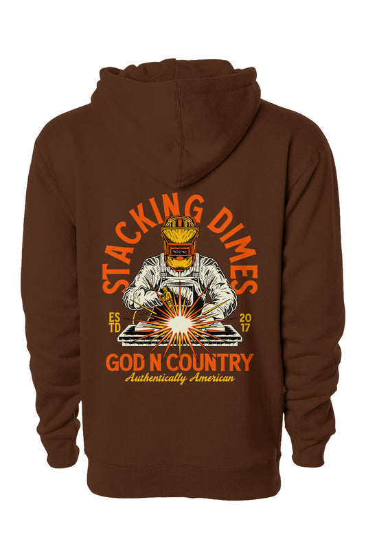 God N Country Stacking Dimes Hoodie