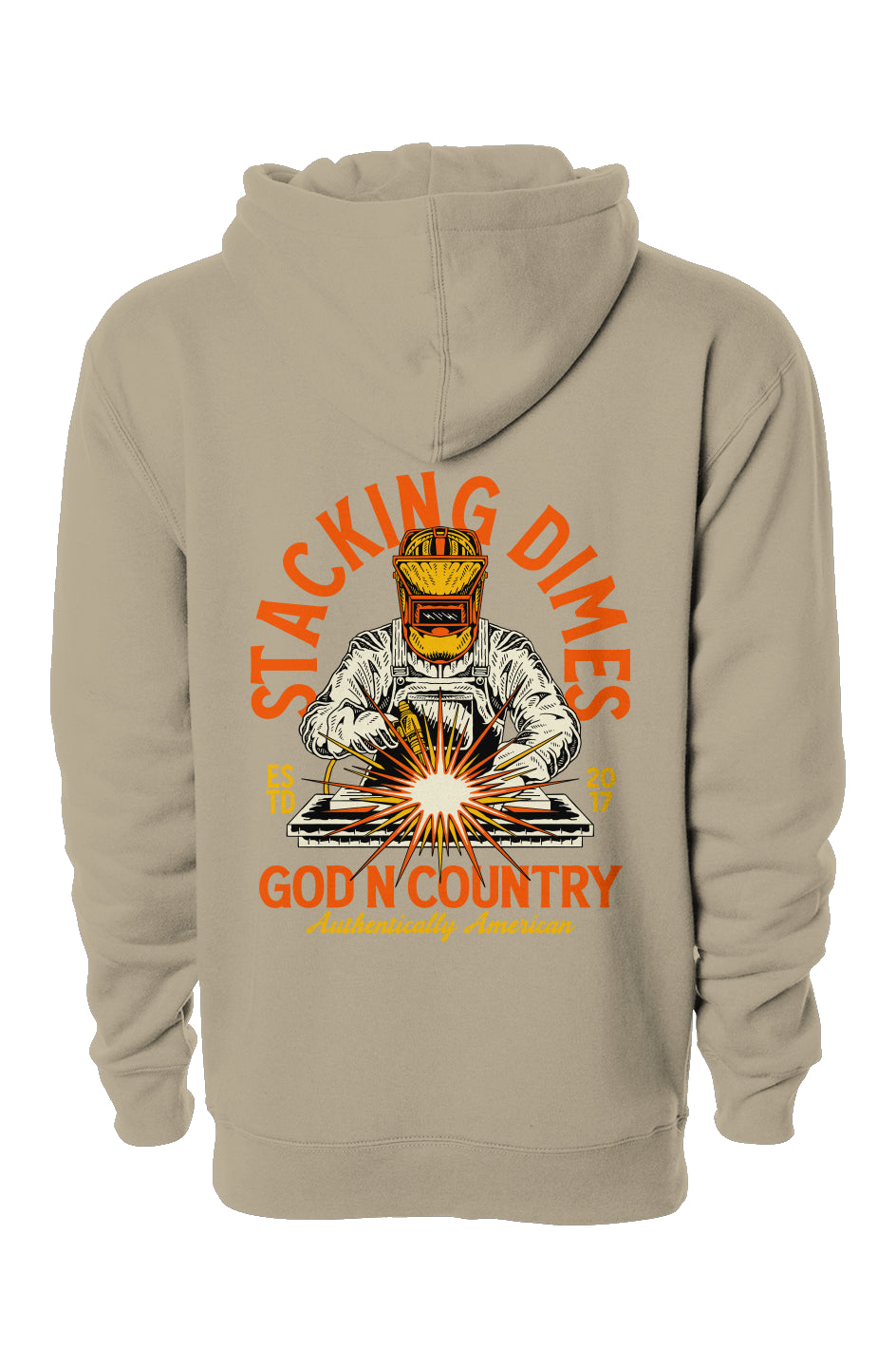 God N Country Stacking Dimes Hoodie