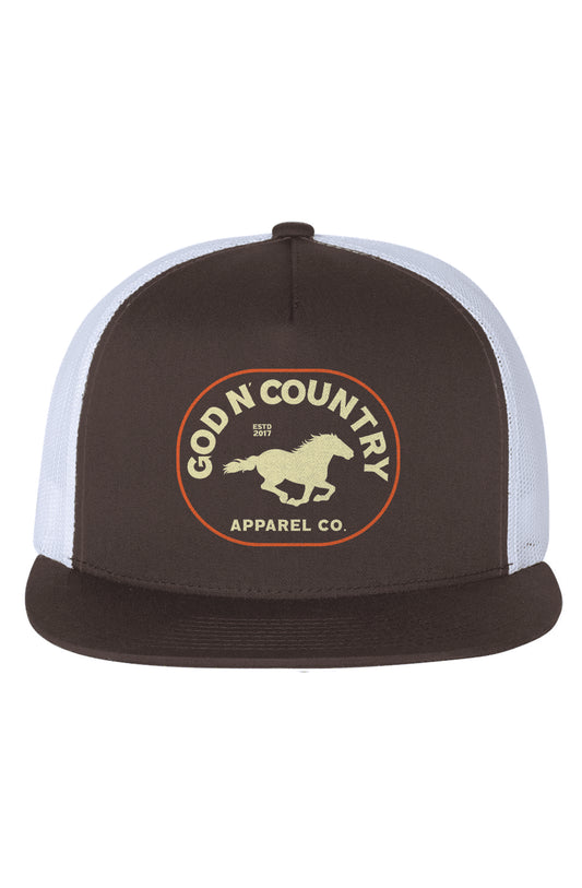 God N Country Mustang Trucker Hat - hats - God N' Country