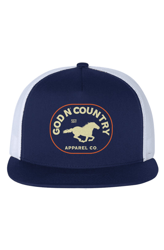 God N Country Mustang Trucker Hat - hats - God N' Country