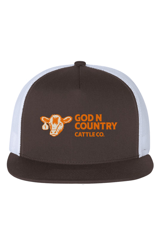 God N Country Cattle Co Trucker Hat - hats - God N' Country