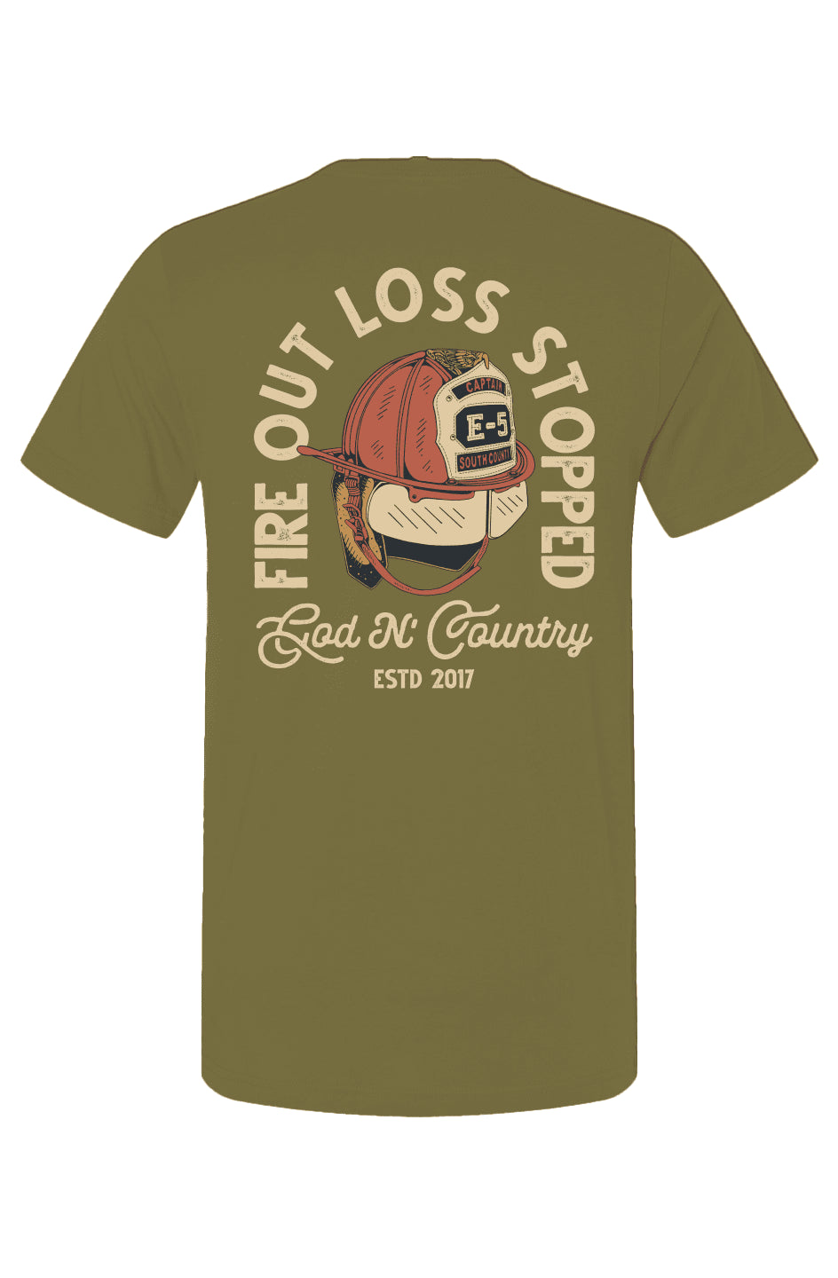 God N Country FOLS Helmet Tee - tshirts - God N' Country