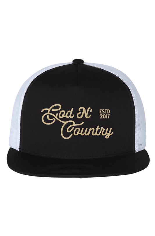 God N Country FOLS Script Hat - hats - God N' Country