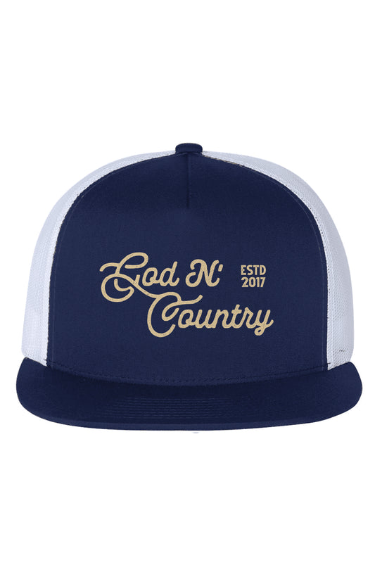 God N Country FOLS Script Hat - hats - God N' Country