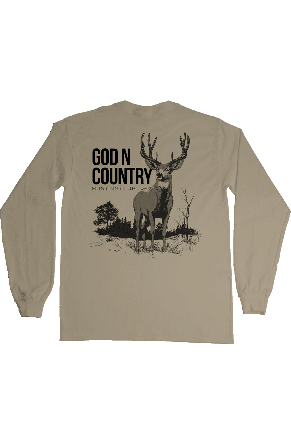 God N Country Hunting Club Long Sleeve Tee - long sleeves - God N' Country