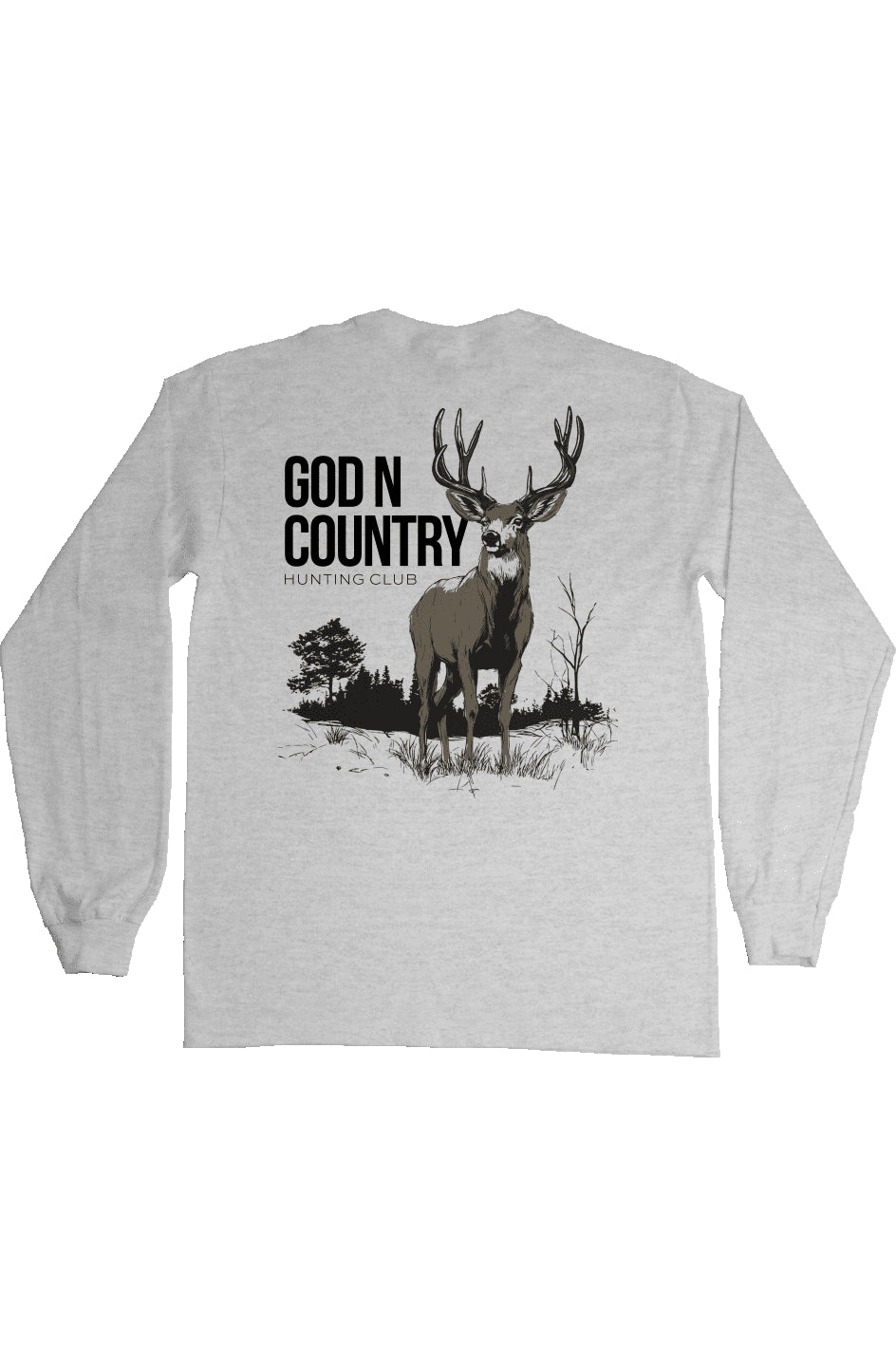 God N Country Hunting Club Long Sleeve Tee - long sleeves - God N' Country