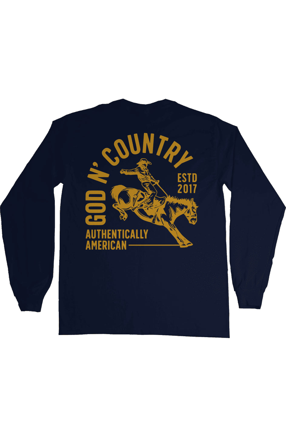 God N Country Rodeo Long Sleeve Tee - long sleeves - God N' Country