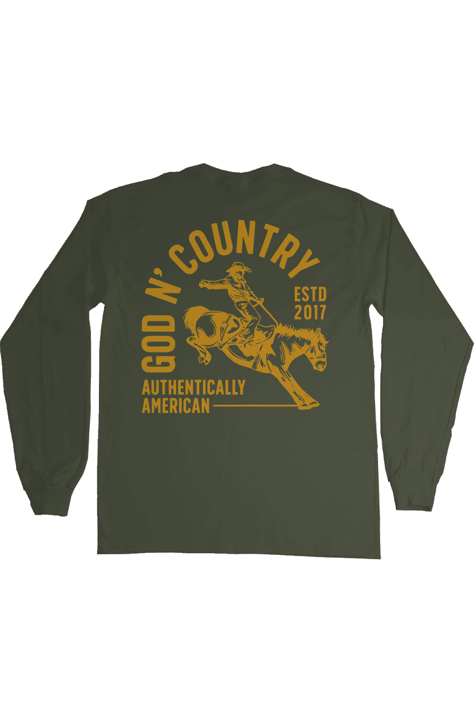 God N Country Rodeo Long Sleeve Tee - long sleeves - God N' Country