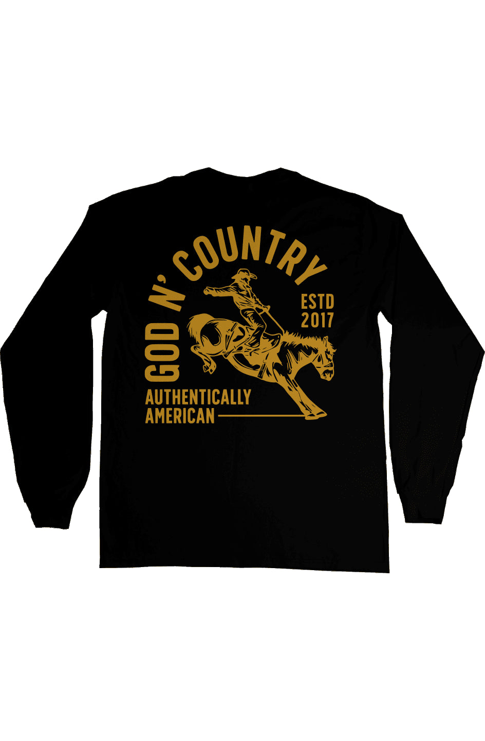 God N Country Rodeo Long Sleeve Tee - long sleeves - God N' Country