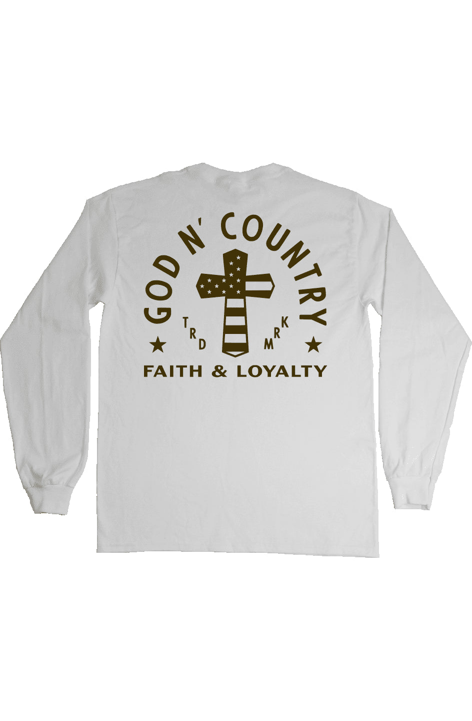 God N Country Faith & Loyalty Long Sleeve Tee - long sleeves - God N' Country