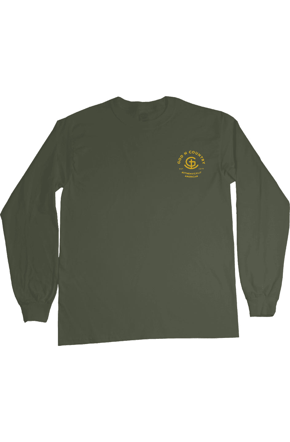 God N Country Signature Long Sleeve Tee - long sleeves - God N' Country