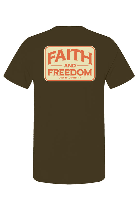 God N Country Faith & Freedom Tee - tshirts - God N' Country