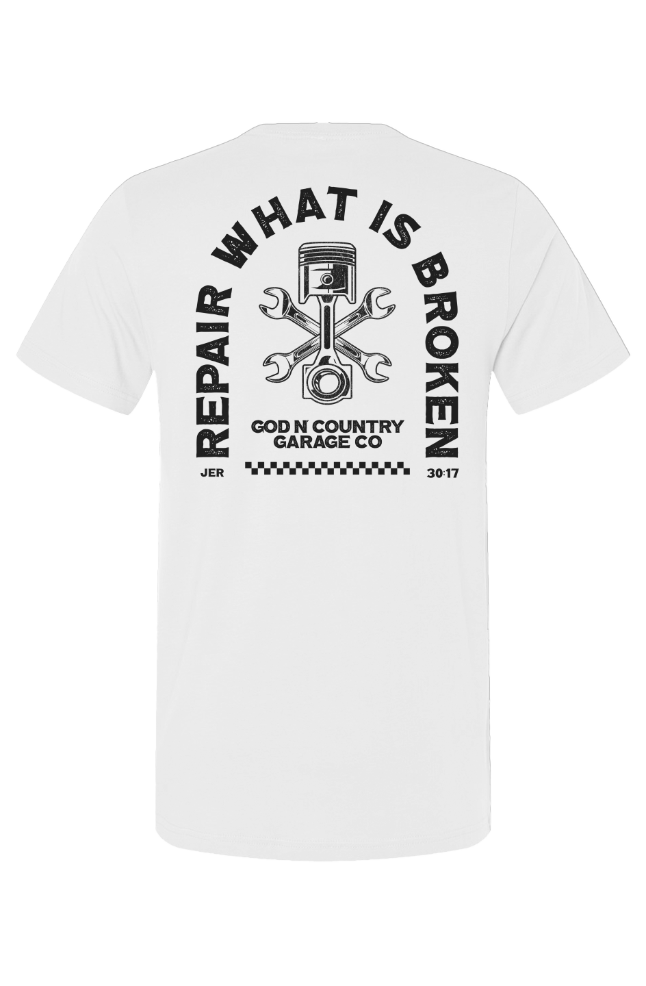 God N Country Garage Co Repair Tee