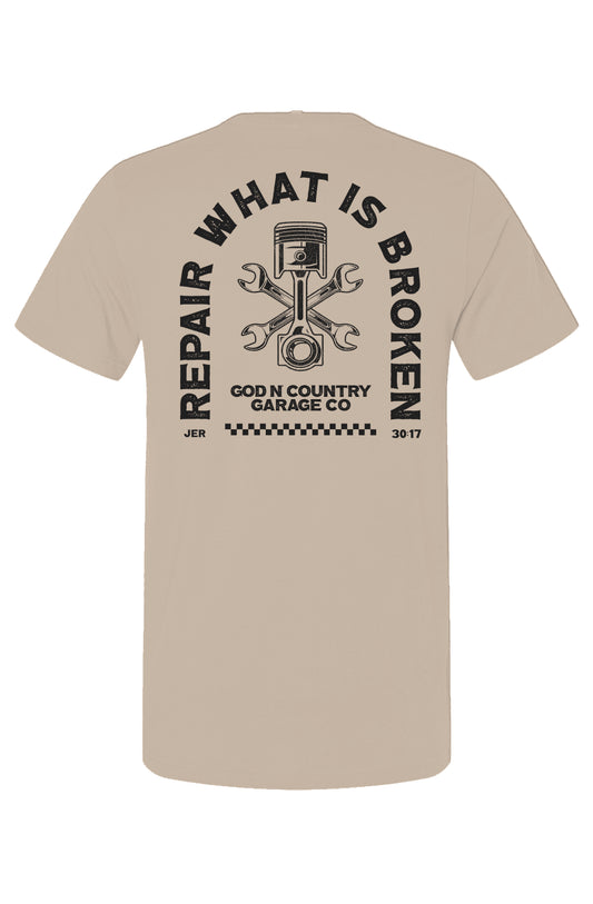 God N Country Garage Co Repair Tee - tshirts - God N' Country
