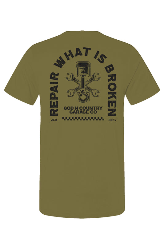 God N Country Garage Co Repair Tee - tshirts - God N' Country
