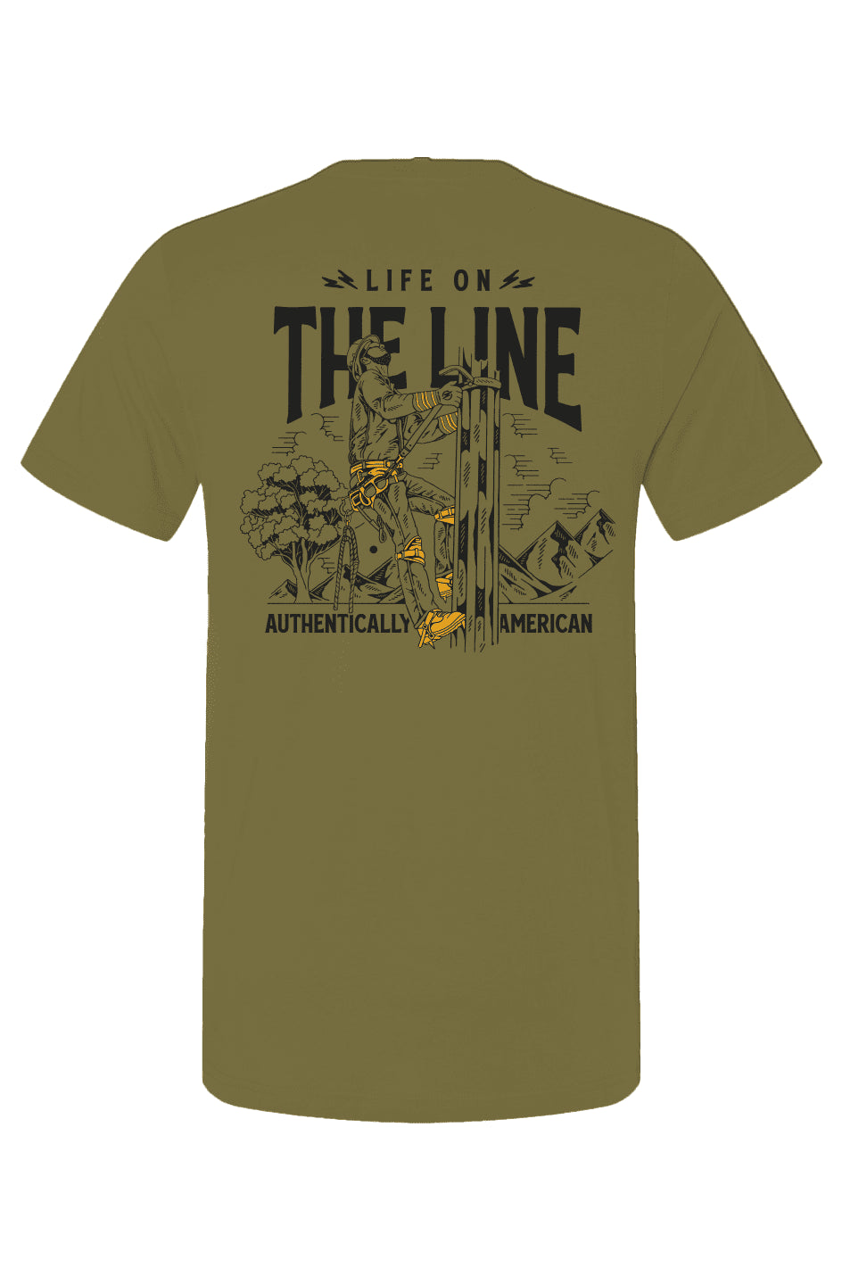 God N Country Lineman Tee - tshirts - God N' Country