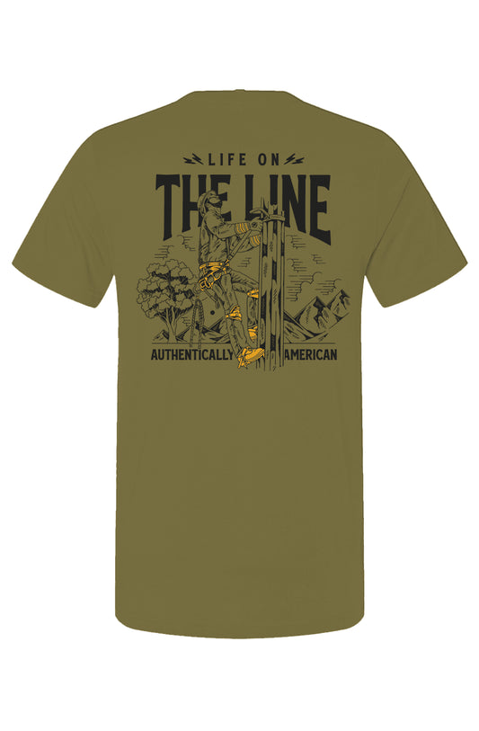 God N Country Lineman Tee - tshirts - God N' Country