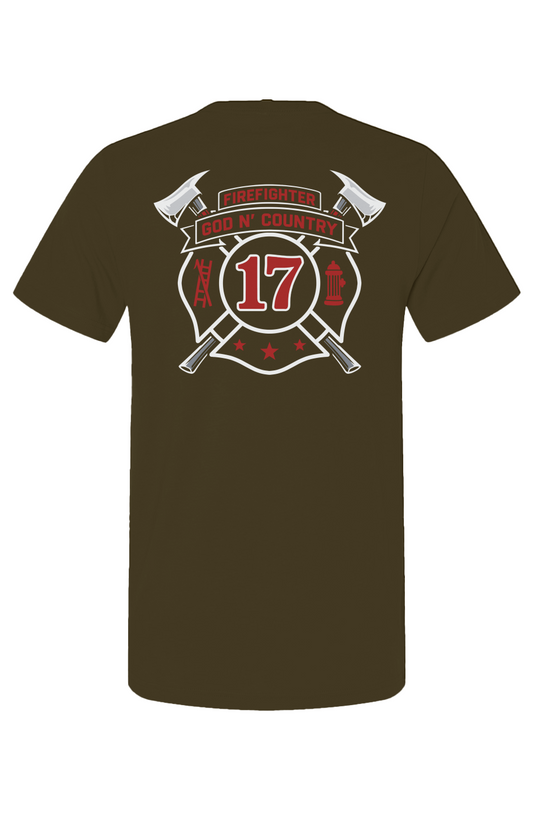 God N Country Firehouse Tee