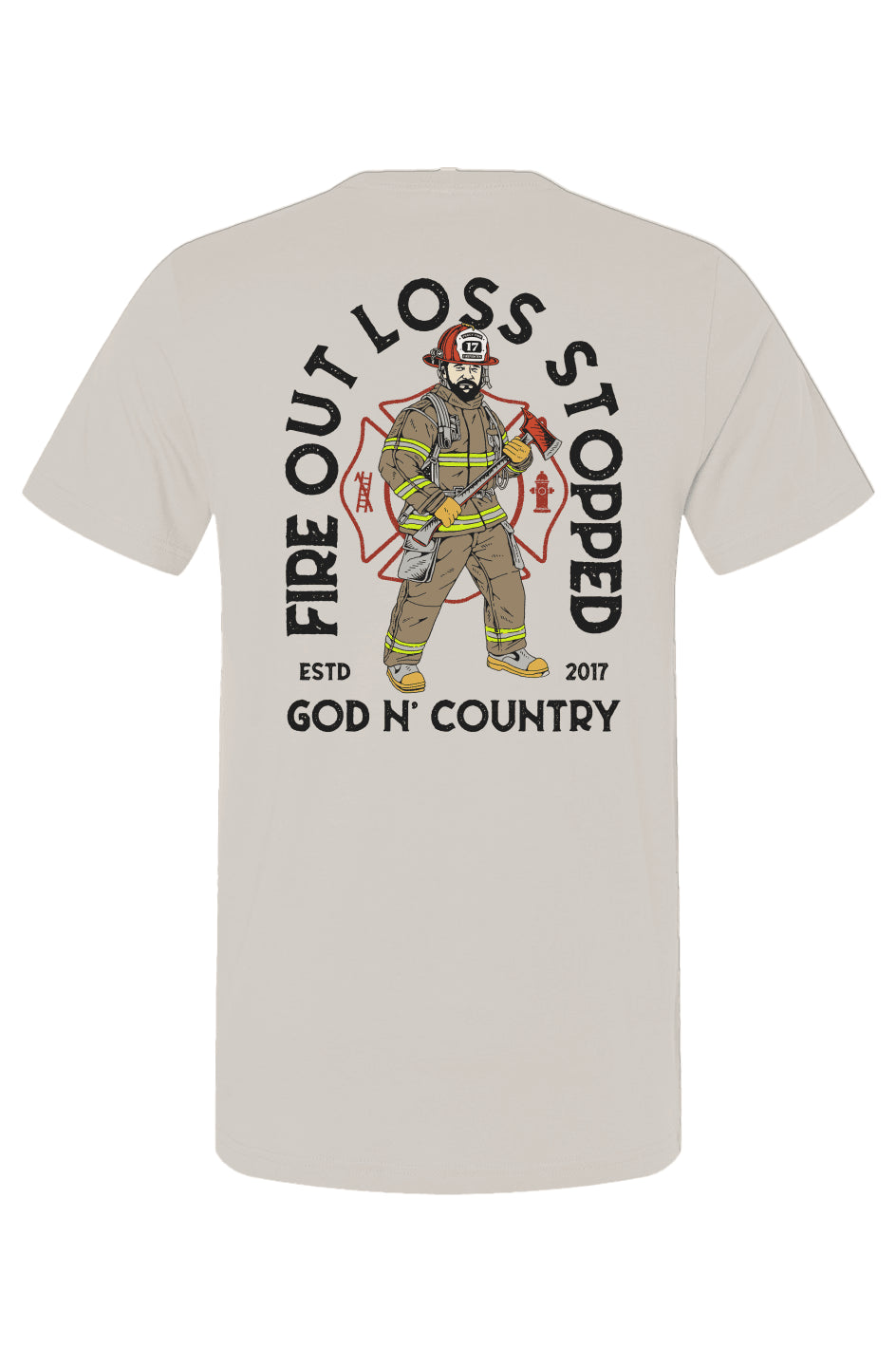 God N Country FOLS Fireman Tee - tshirts - God N' Country