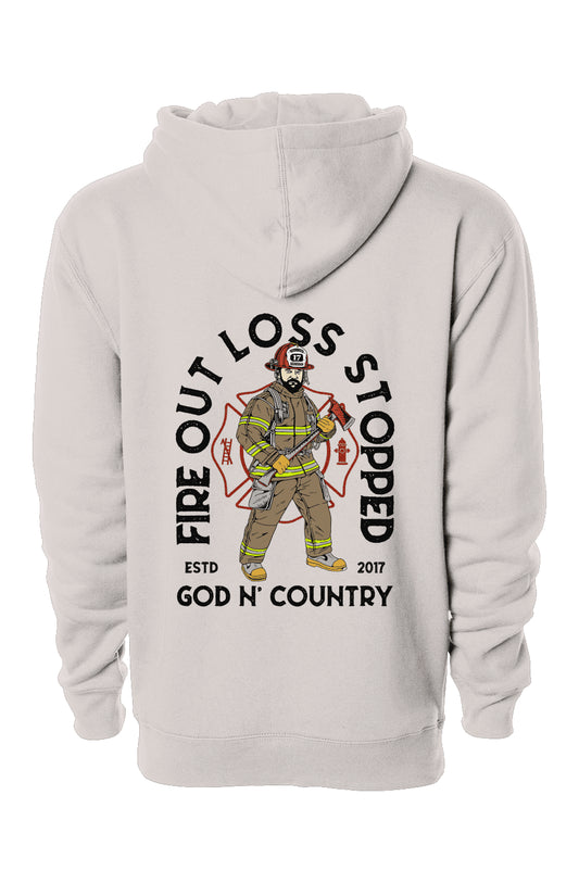 God N Country FOLS Fireman Hoodie - hoodies - God N' Country