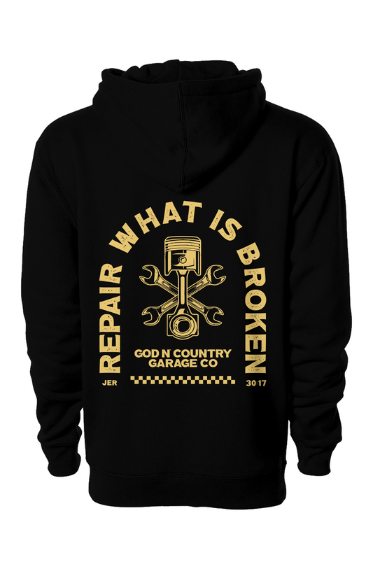 God N Country Garage Co Repair Hoodie