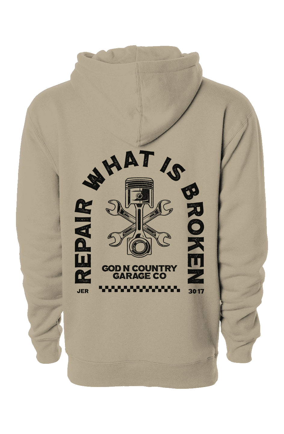 God N Country Garage Co Repair Hoodie - hoodies - God N' Country