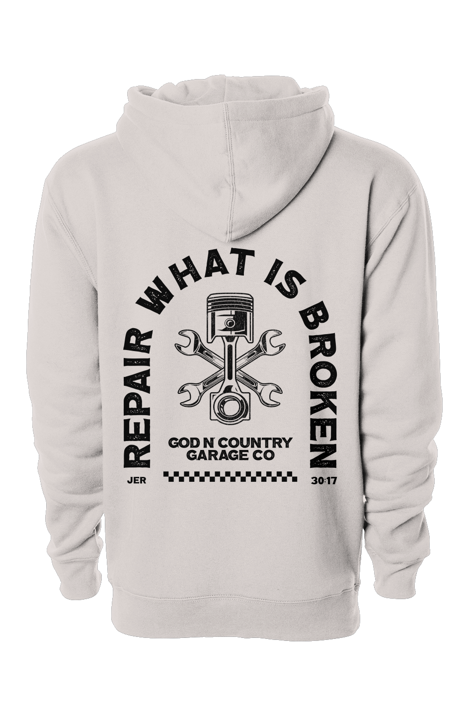 God N Country Garage Co Repair Hoodie