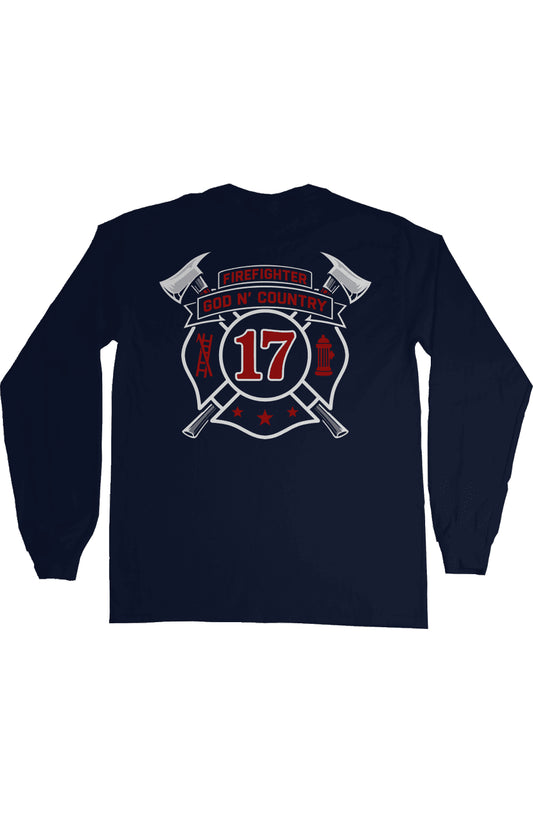 God N Country Firehouse Long Sleeve Tee - long sleeves - God N' Country