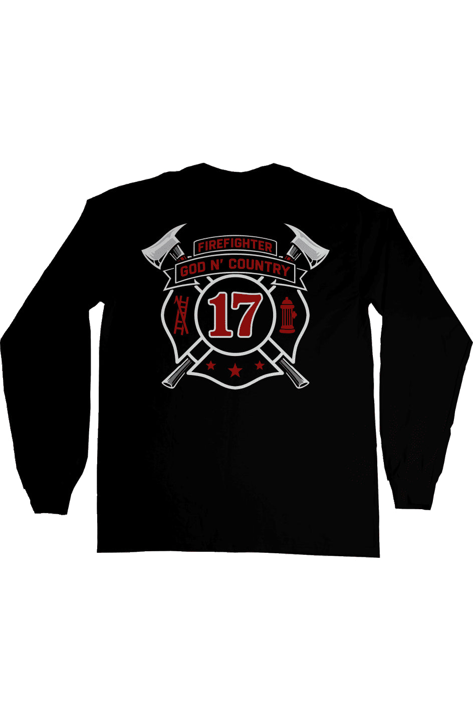 God N Country Firehouse Long Sleeve Tee - long sleeves - God N' Country