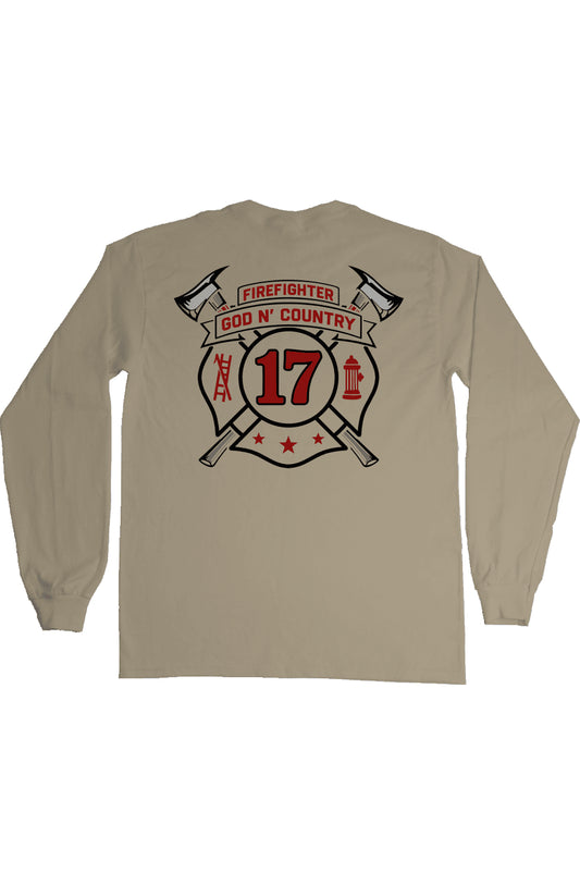 God N Country Firehouse Long Sleeve Tee - long sleeves - God N' Country
