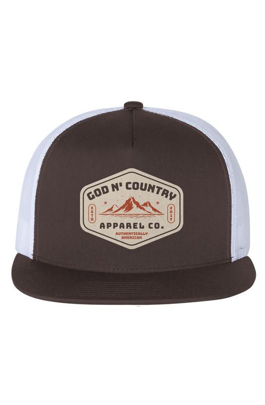 God N Country Apparel Co Mountain Trucker Hat