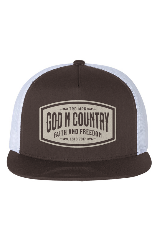 God N Country Faith & Freedom Trucker Hat