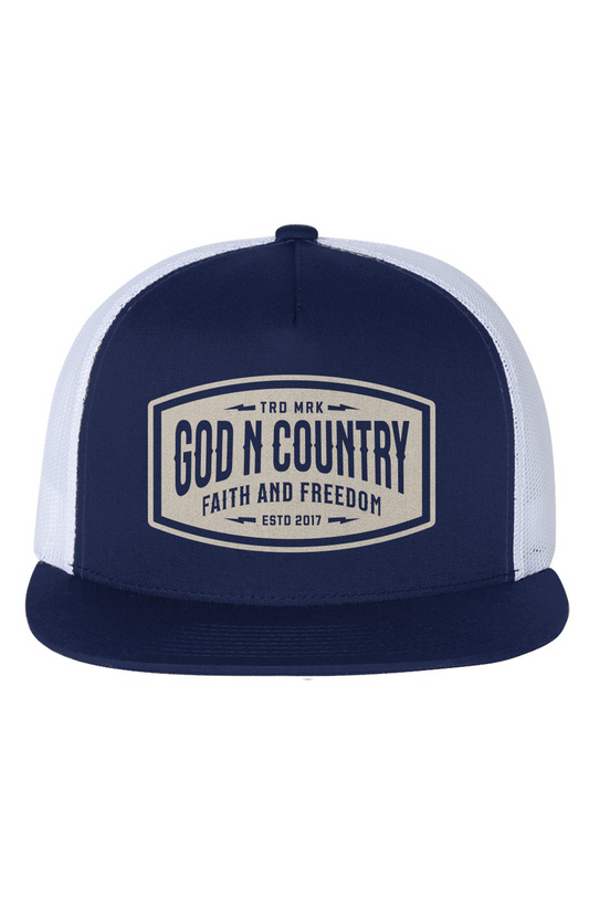 God N Country Faith & Freedom Trucker Hat