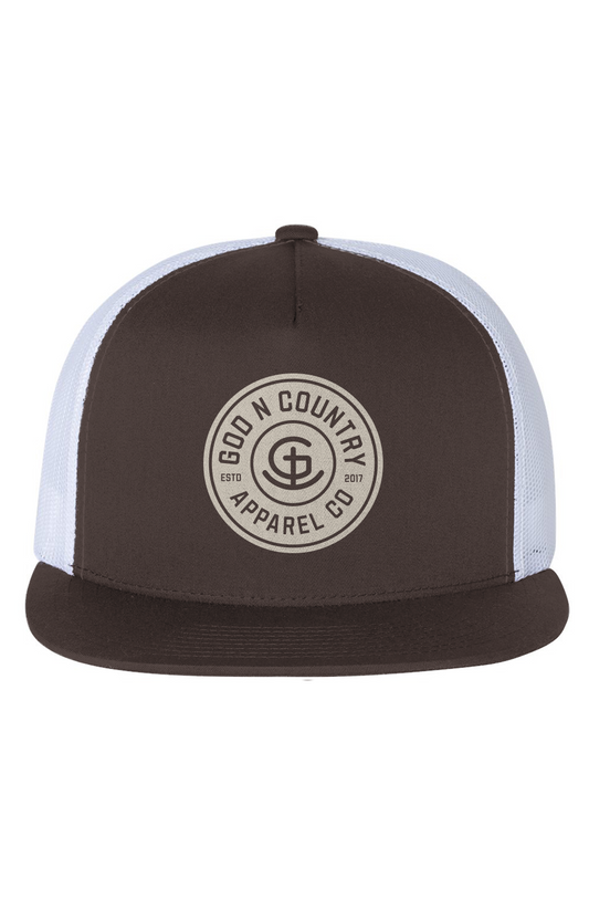 God N Country Circular Brand Trucker Hat