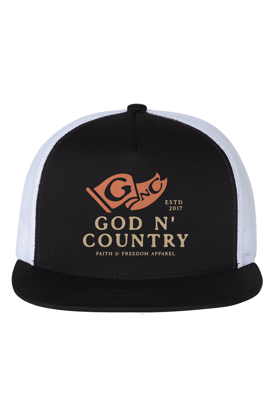 God N Country Flag Trucker Hat