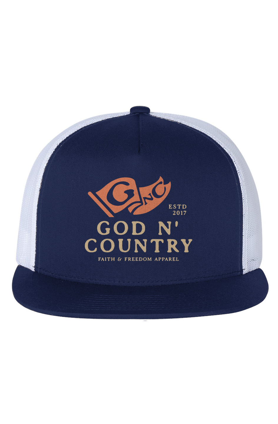 God N Country Flag Trucker Hat